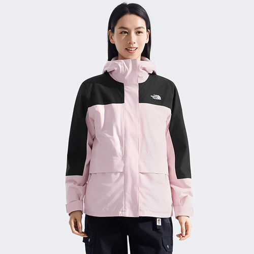 TheNorthFace北面冲锋衣女25秋冬新款户外经典防水抓绒三合一8ED0 - 图1