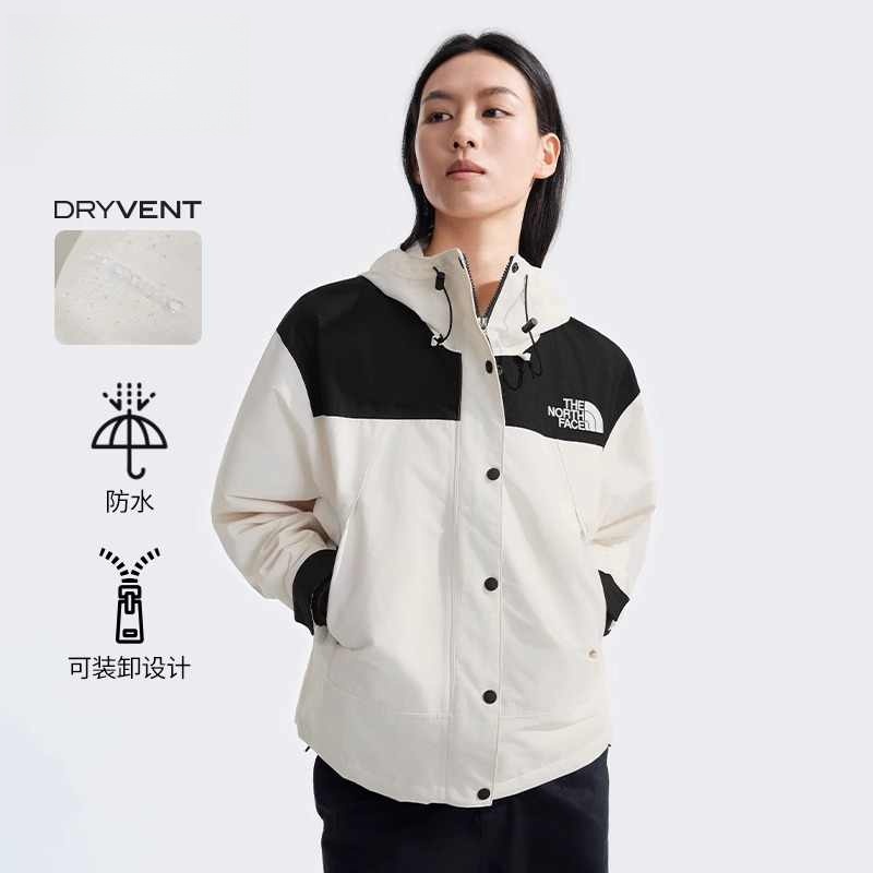 TheNorthFace北面冲锋衣女25经典ICON户外防水潮牌可配内胆88YX - 图0