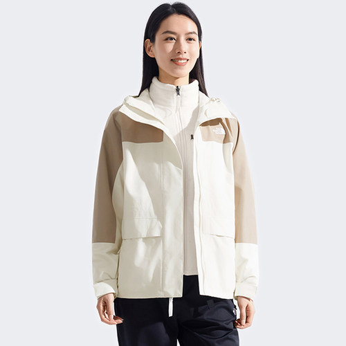 TheNorthFace北面冲锋衣女25秋冬新款户外经典防水抓绒三合一8ED0 - 图3