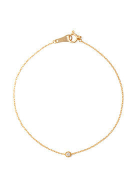 小众agete简约款10k金钻石手链