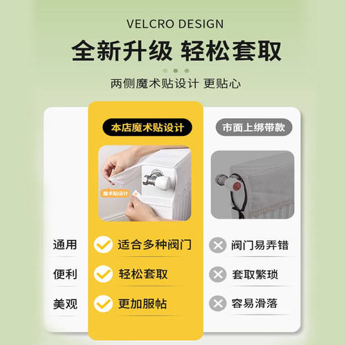 暖气片防尘罩新款家用美化装饰遮挡罩套全包轻奢老式墙暖盖布简约 - 图2