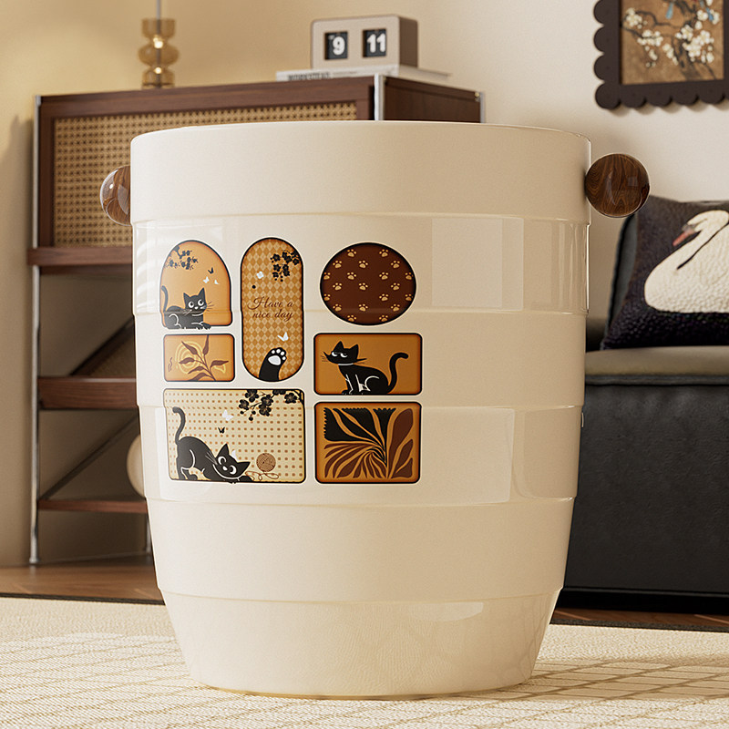 垃圾桶家用客厅卧室厨房卫生间厕所大号大容量高颜值卫生纸纸篓桶