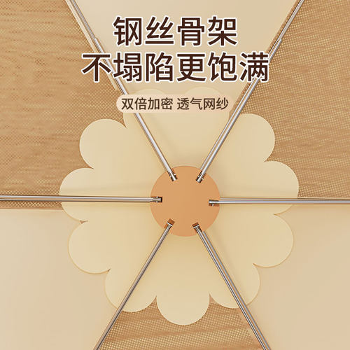 菜盖罩2025新款家用餐桌食品级可折叠遮尘神器剩饭菜收纳罩子菜罩 - 图1