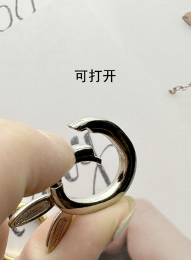 弹簧圈钥匙扣创意兔子卡扣