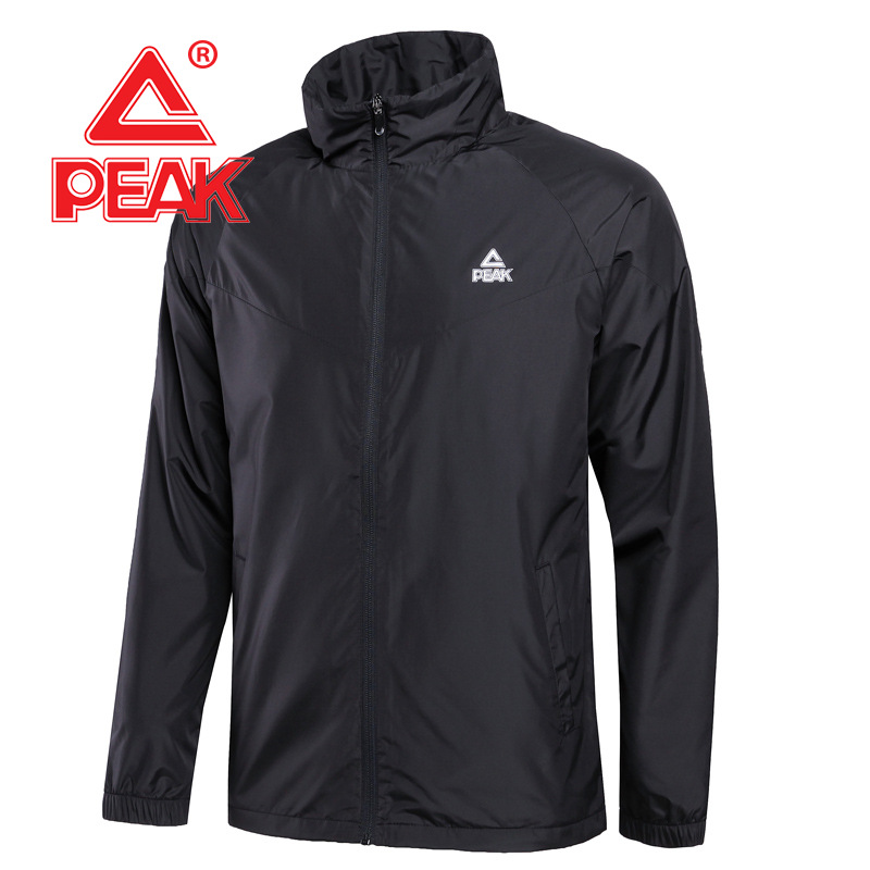 Peak Clothing 2020 Spring/Summer New Sportswear Running Casual Men's Woven Plush Single Coat Men's