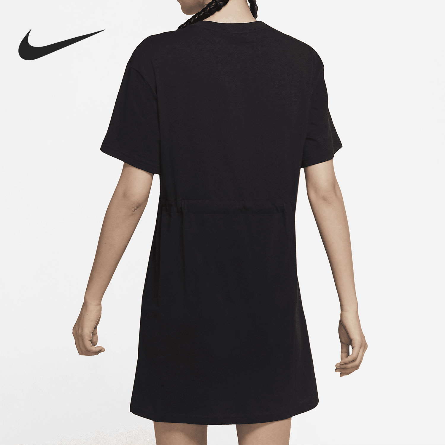 Nike/耐克正品女子收腰运动裙休闲透气连衣裙DD5783-010-图0