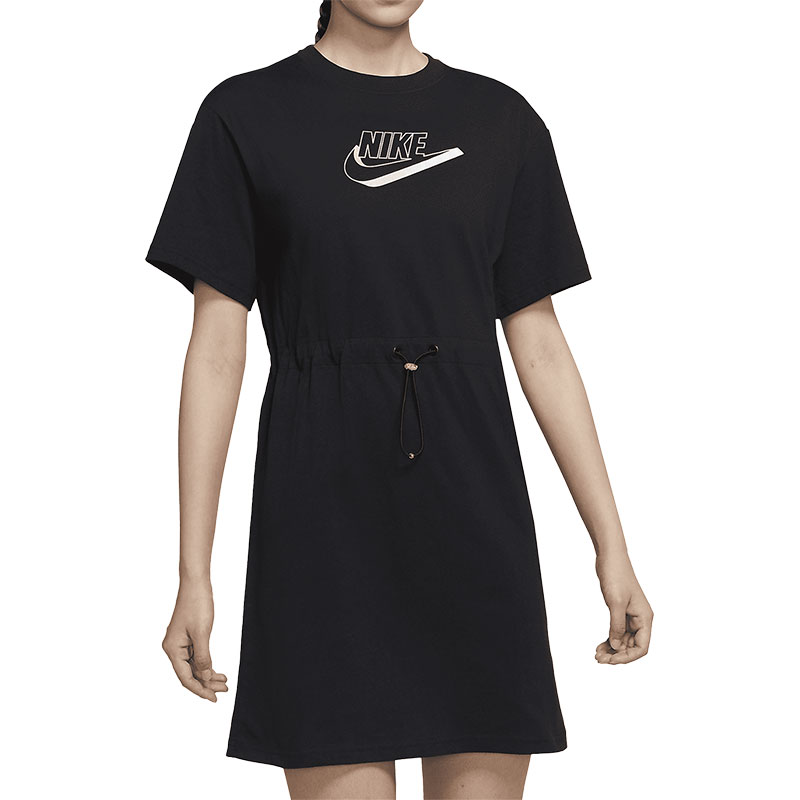 Nike/耐克正品女子收腰运动裙休闲透气连衣裙DD5783-010-图3