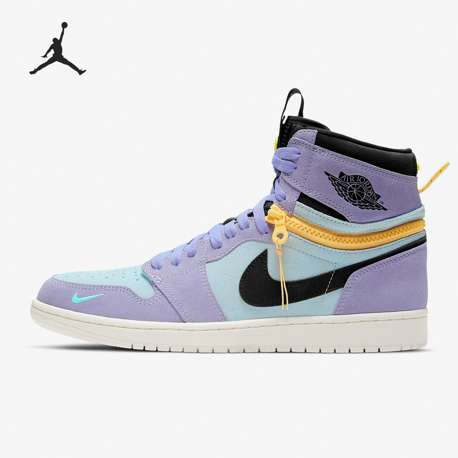 nike/耐克正品air jordan 1 high 拉链换帮男子板鞋 cw6576-500