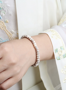 细手链直切桶珠星月菩提子中国风