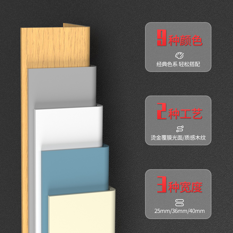 pvc阳角收边条瓷砖l型金属收口装饰条窗户门套护角包边封边条自粘 - 图0