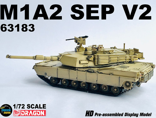 威龙 63183 M1A2 SEP V2 美国M1A2 SEP V2艾布拉姆斯主战坦克模型 - 图0
