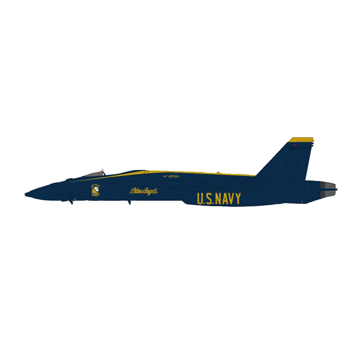 4月 HA5121b F/A-18E F18战斗机 蓝天使中队美国海军2021 水贴1-6 - 图3