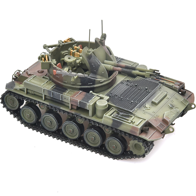 PANZERKAMPF 1/72台M42自行高射炮迷彩涂装M42防空炮车成品坦克-图1