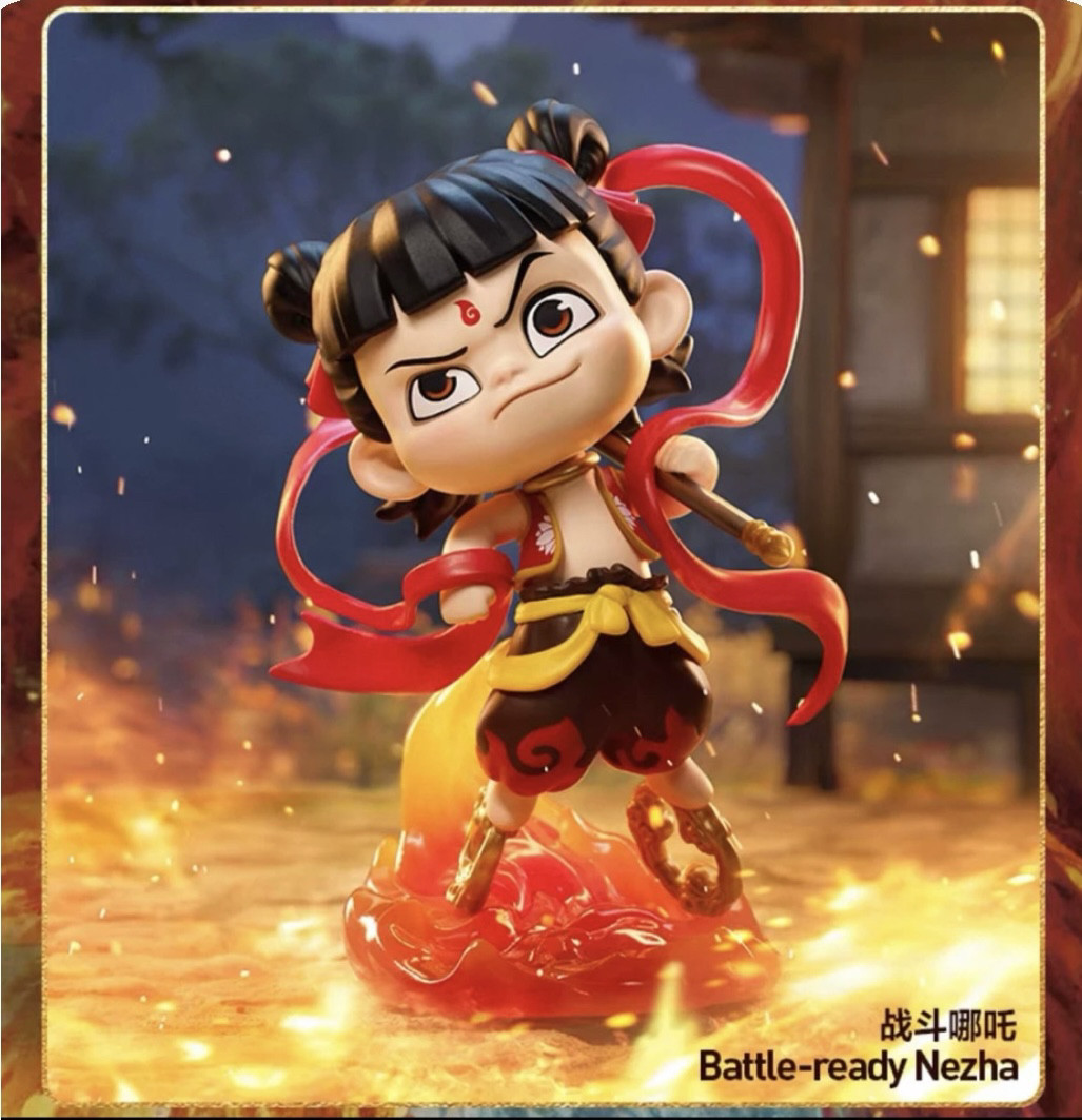 泡泡玛特新品 哪吒之魔童闹海天生羁绊盲盒手办潮玩摆件送人礼物