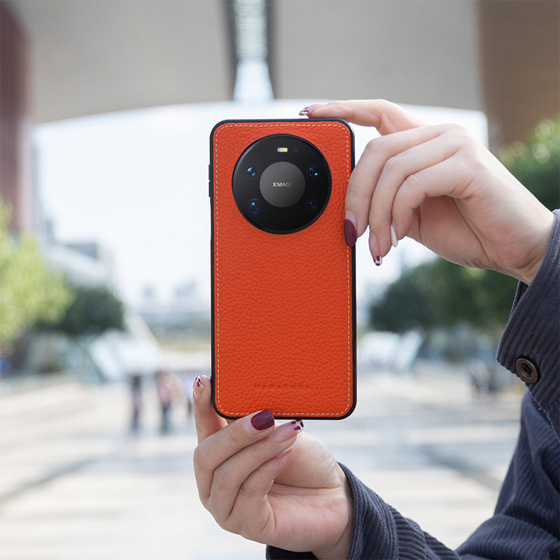 HANATORA花虎适用华为Mate80Promax手机壳真皮新款Mate70Pro+全包防摔mate60保护壳高级感高端mate80商务纯色,淘宝优惠券,粉丝福利购,淘宝优惠卷