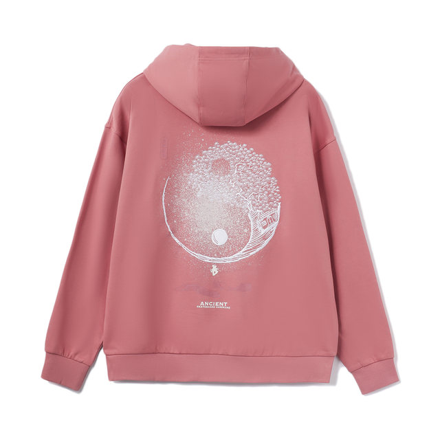 Li Ning's unisex hooded loose sweatshirt is comfortable