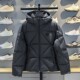Li Ning warm hooded short men's down jacket