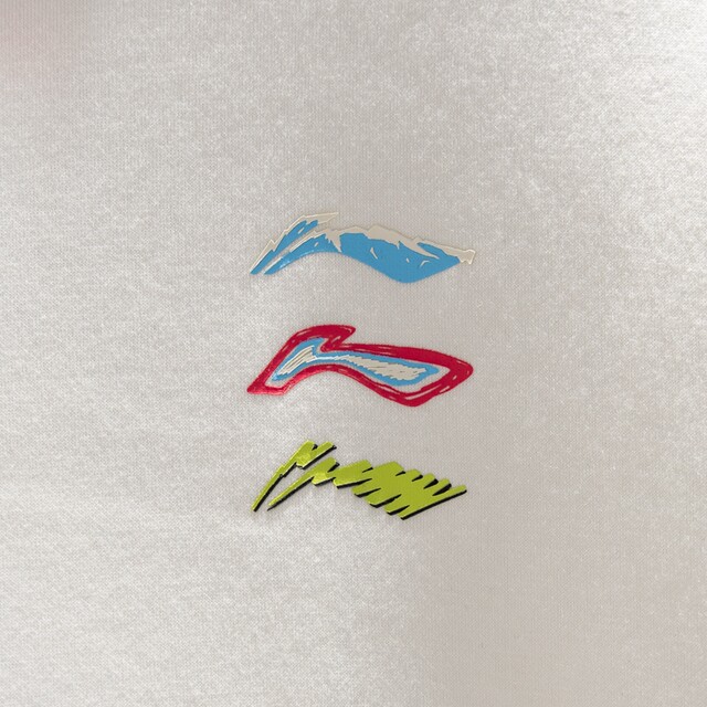 Li Ning unisex round neck fleece pullover sweatshirt