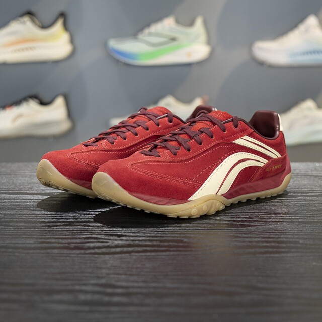 Li Ning wear-resistant unisex lace-up casual shoes