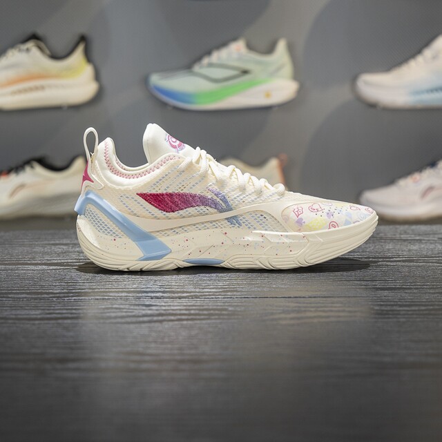 Li-Ning men's shock-absorbing and rebound low-top basketball shoes