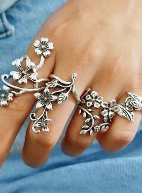 欧美复古戒指new popular Joint ring women