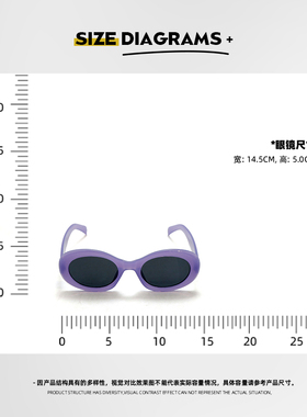AMNN紫色椭圆形大圆脸显瘦墨镜