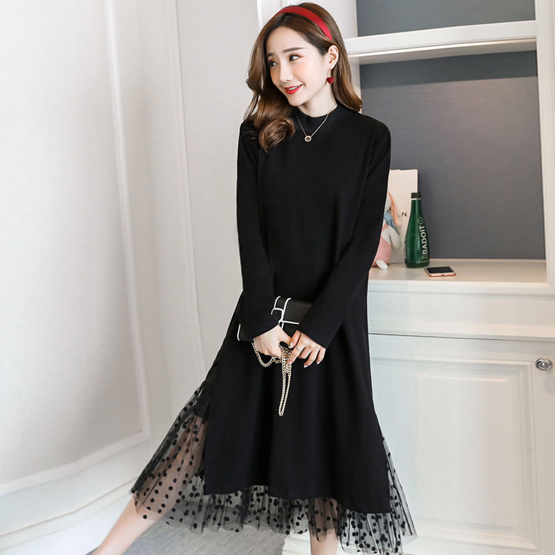 孕妇装秋冬新款哺乳连衣裙喂奶裙子 月朵连衣裙