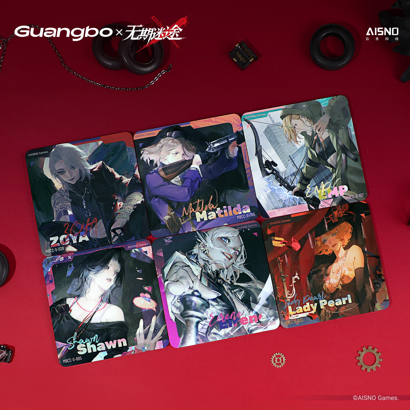 【广博×无期迷途】档案定格系列亚克力杯垫 游戏二次元周边谷子,淘宝优惠券,粉丝福利购,淘宝优惠卷