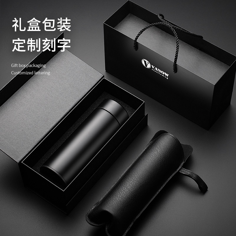 Vanow陶瓷内胆保温杯男便携茶水分离高档养生泡茶杯子女商务定制 - 图3