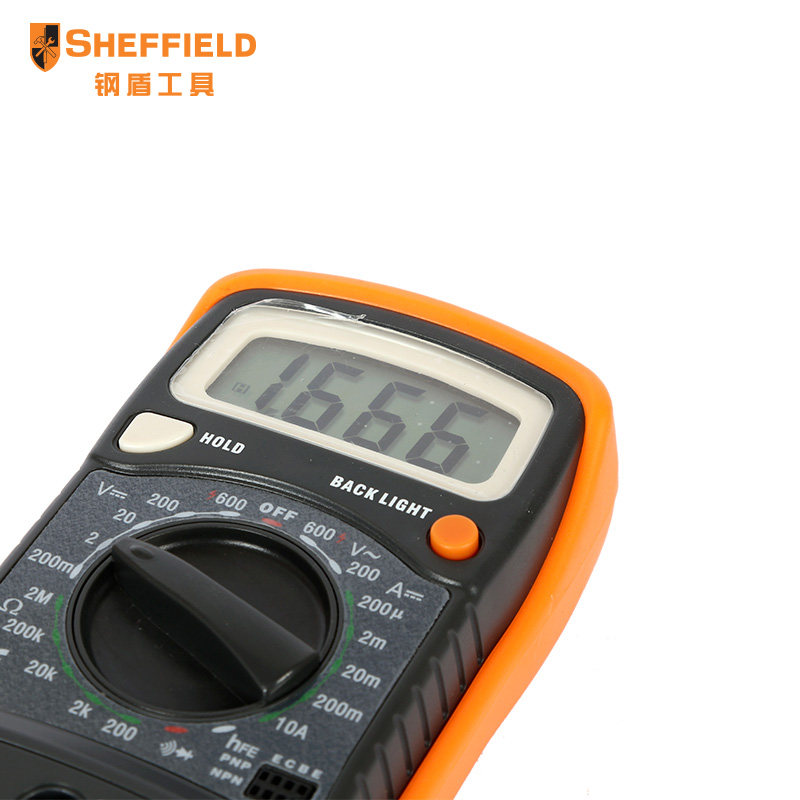 【冲量】钢盾t130001数显背光万用表 土猫网万用表