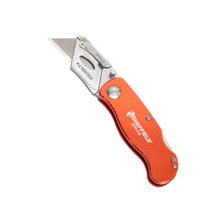 钢盾 S067218铬钒钢折叠刀美工刀重型割刀大号专业五金开箱裁纸刀