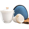 Clay pottery cover bowl portable car teapot quick guest cup