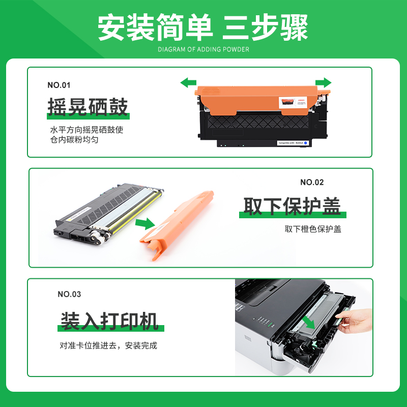 【顺丰】适用惠普178nw粉盒 hpColor Laser MFP 150nw 150a 118a打印机硒鼓w2080a易加粉彩色碳粉盒179fnw - 图1