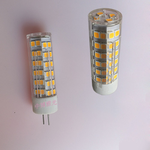 g4灯珠led220V光源12v插脚小灯泡低压水晶灯玉米灯泡G9高亮5w光源 - 图2