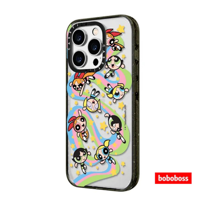 case源厂！飞天小女警联名三姐妹彩虹满印magsafe适用于iPhone16/15/14/13/Plus/Pro/Max防摔磁吸透明手机壳,淘宝优惠券,粉丝福利购,淘宝优惠卷