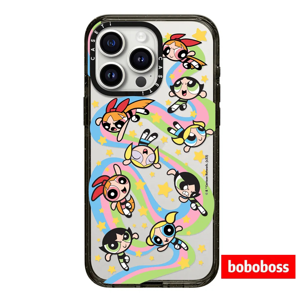 case源厂！飞天小女警联名三姐妹彩虹满印magsafe适用于iPhone16/15/14/13/Plus/Pro/Max防摔磁吸透明手机壳,淘宝优惠券,粉丝福利购,淘宝优惠卷