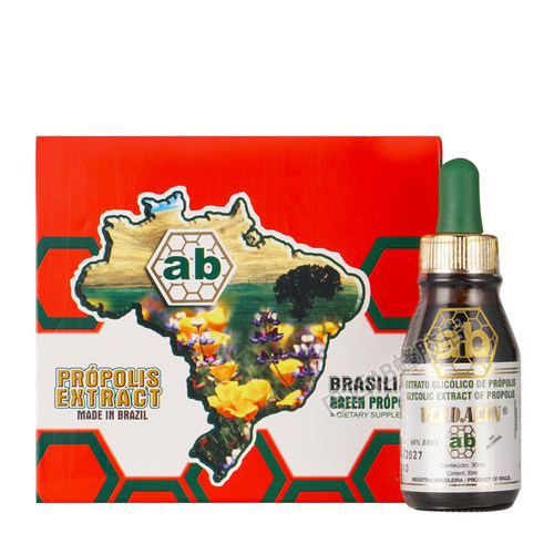 巴西原装进口正品代购AB绿蜂胶液体滴剂1瓶30ml超新西兰澳洲日本 - 图3