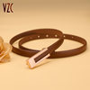 So beautiful to keep for yourself! Genuine cowhide women’s belt is versatile