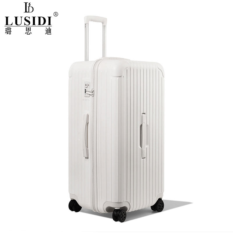 lusidi 30寸白色超大容量拉杆箱 璐思迪旅行箱