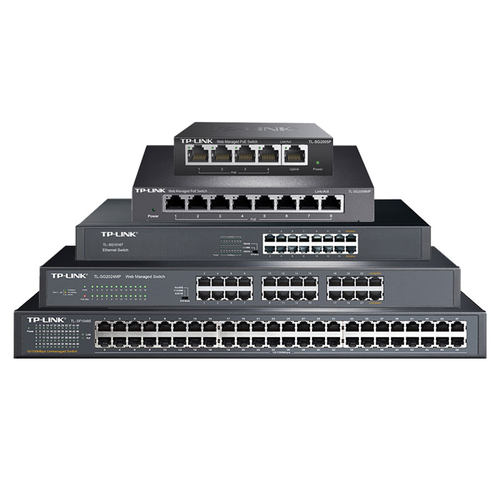 顺丰发货-TPLINK 4口5口8口千兆POE交换机16/24口M网络分流器POE五八口网线宿舍家用交换器普联监控集线器 - 图0