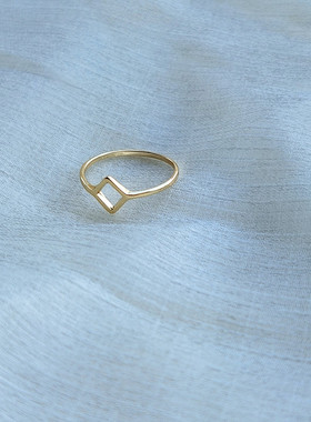 铜材质几何不规则女个性ins设计