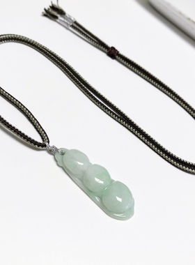 D791# 天然翡翠豆绿种四季豆 平安豆 油润饱满 40*14.5*6.8mm