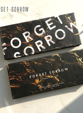 黑暗系forgetsorrow小众眼影盘