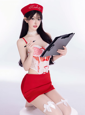 女生贝雷帽蝴蝶结纯欲风JK制服