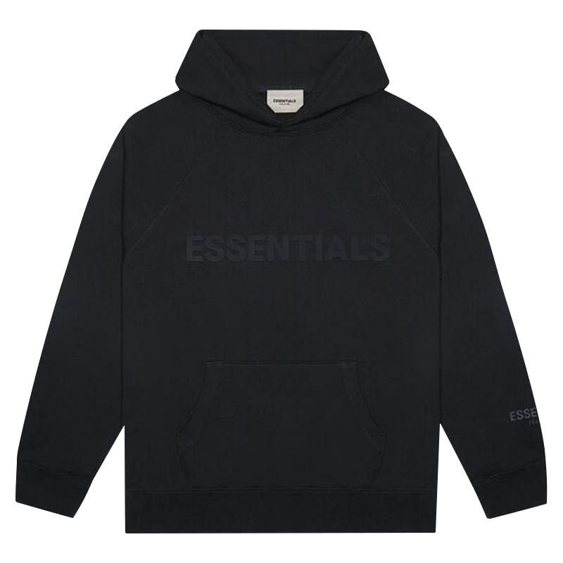 阿伦777 Fear Of God FOG Essentials胸前字母Logo加绒卫衣连帽衫 - 图3