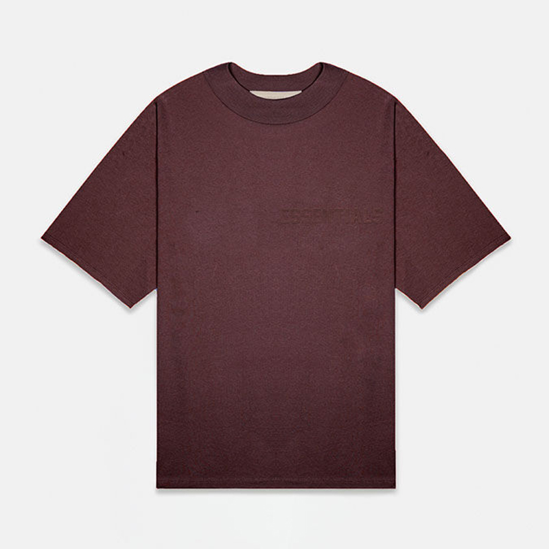 阿伦777 Fear of God FOG Essentials 23SS压花胶印Logo短袖T恤男 - 图3