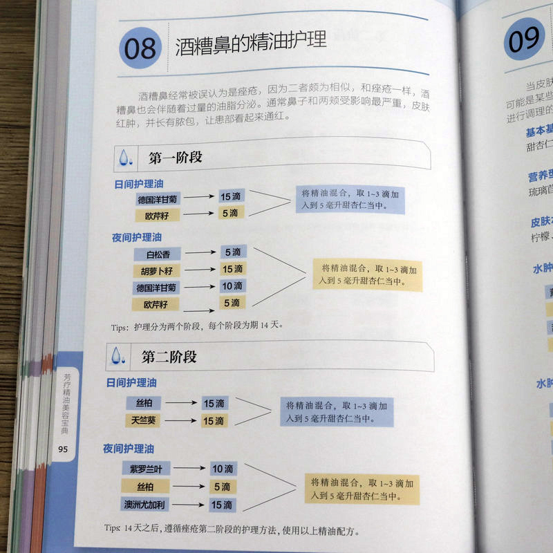 芳疗精油美容宝典 女性spa美容院美容香薰按摩护理精油全书芳疗法百科美容美体护肤美体精油配方制作辞典大全手册书籍