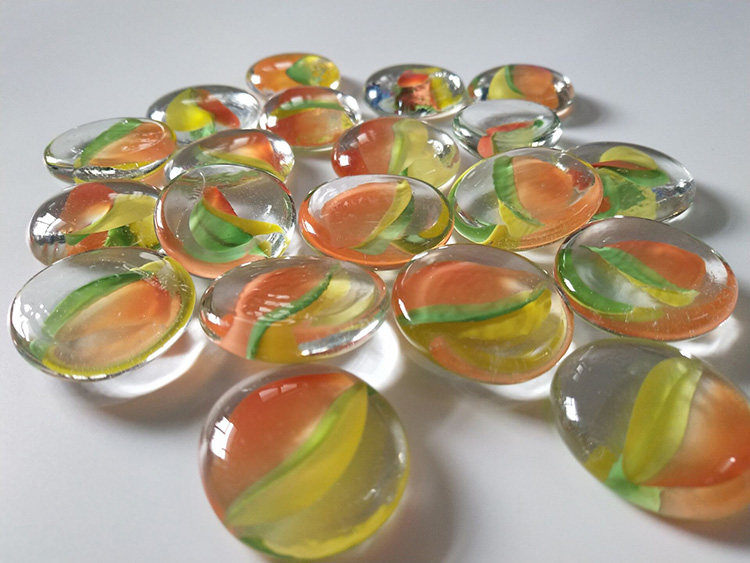 六一礼品彩色玻璃珠散珠七彩玻璃石鹅卵石头鱼缸造景装饰水晶弹珠,淘宝优惠券,粉丝福利购,淘宝优惠卷