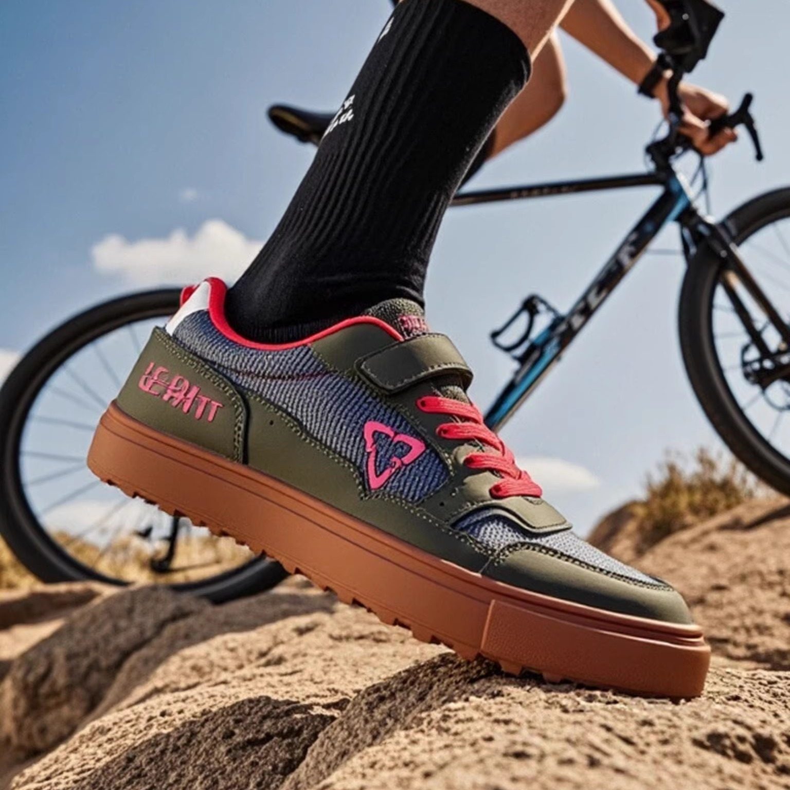 lehtt运动休闲骑行鞋男板鞋山地车越野速降平踏专业自行车无锁鞋,淘宝优惠券,粉丝福利购,淘宝优惠卷