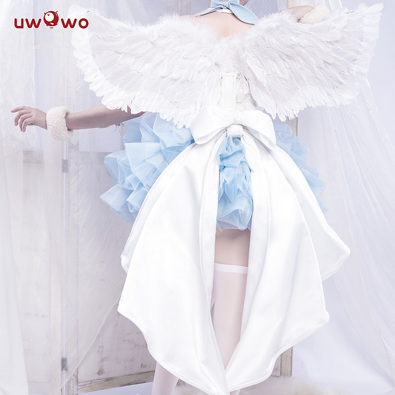 现货悠窝窝re0从零开始蕾姆天使服cosplay服装女礼服私房雷姆cos